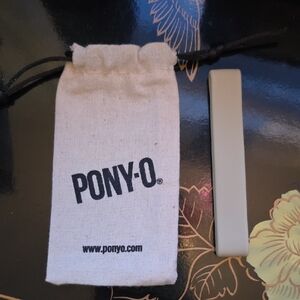 Pony-O Branded White Pouch